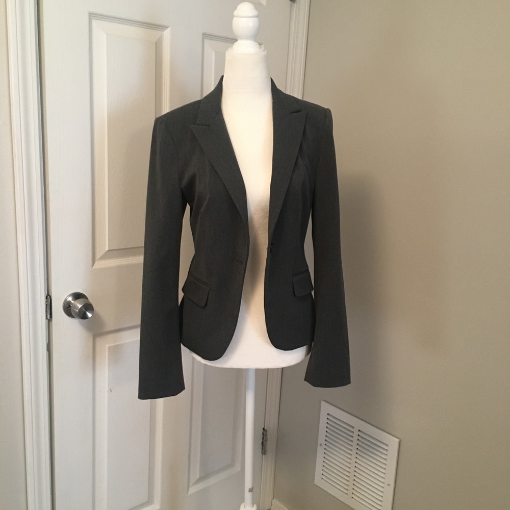 Express size 4 gray blazer